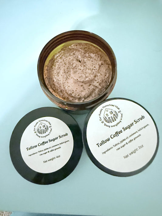 Tallow Brown Sugar Coffee Scrub