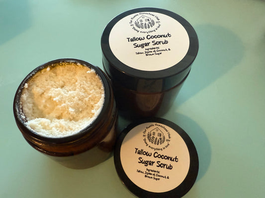 Tallow Sugar Scrub