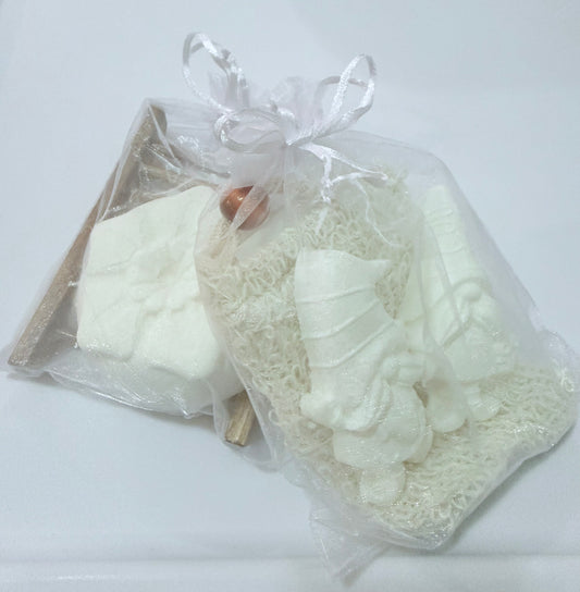 Rustic Wood & Pine Needle Tallow Soap Bars